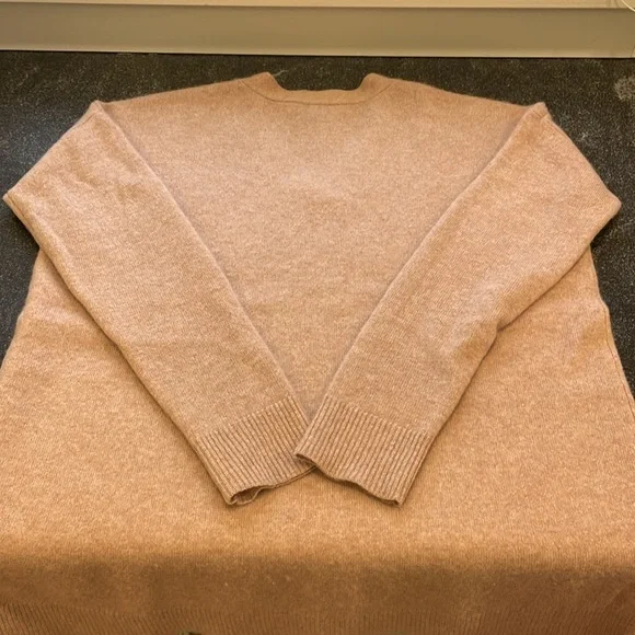 Lord & Taylor Cashmere Sweater Tan Women’s Size Small Camel Caramel - Picture 5 of 8